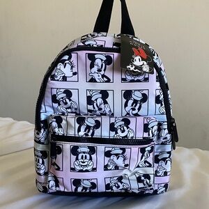 Disney Black and White Character Backpack